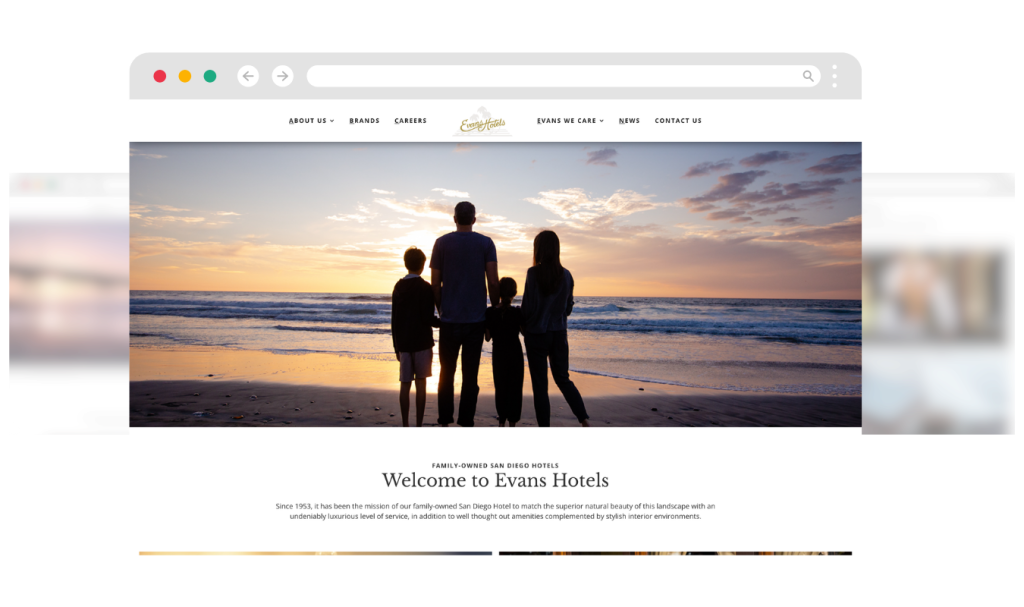 Evans Hotels Mockup